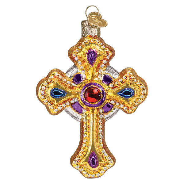 Ornate Cross Ornament  Old World Christmas  36316