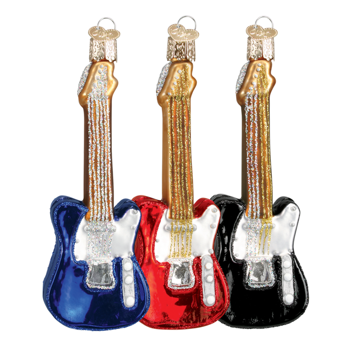 Electric Guitar 38024 Old World Christmas Ornament Assorted