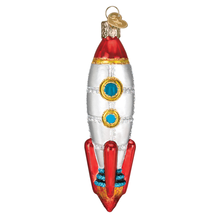 Toy Rocket Ship 44125 Old World Christmas Ornament
