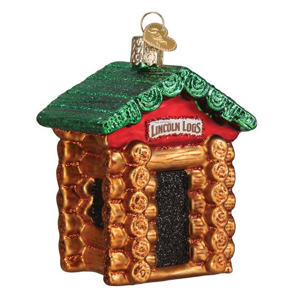 Lincoln Logs Old World Christmas Ornament 44176