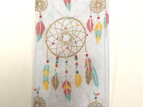 2.5"X10Y  Boho Chic Dreamcatcher Ribbon  45010-40-26