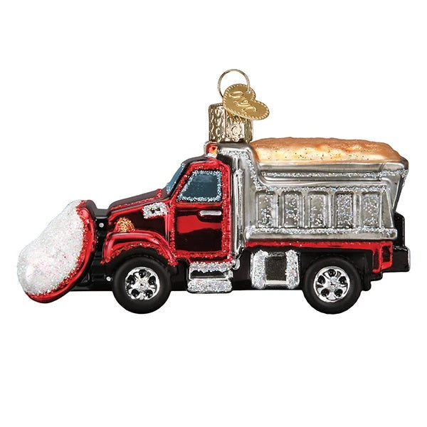 Snow Plow Old World Christmas Ornament 46096