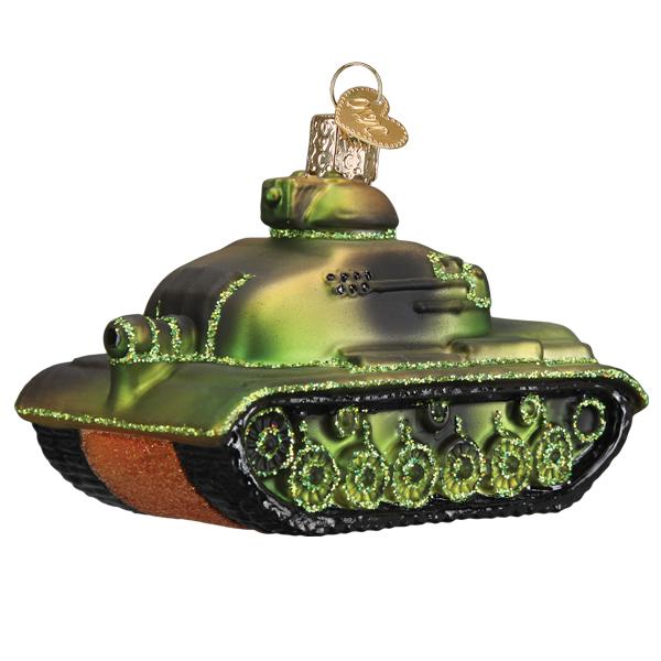 Military Tank Ornament Old World Christmas Ornament 46097