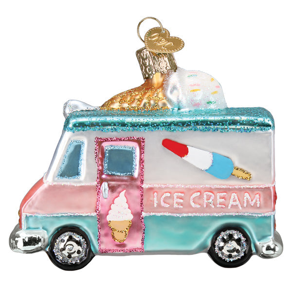 Ice Cream Truck Ornament  Old World Christmas  46106