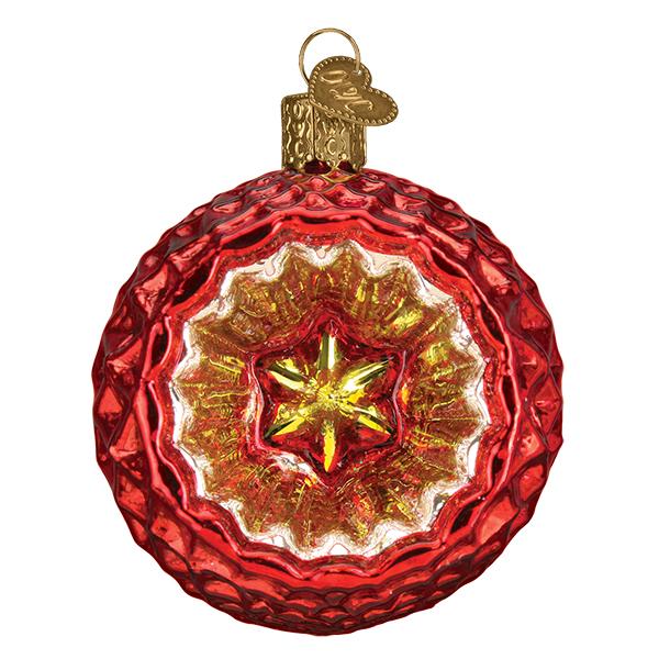 Faceted Crimson Reflection Old World Christmas Ornament 51502