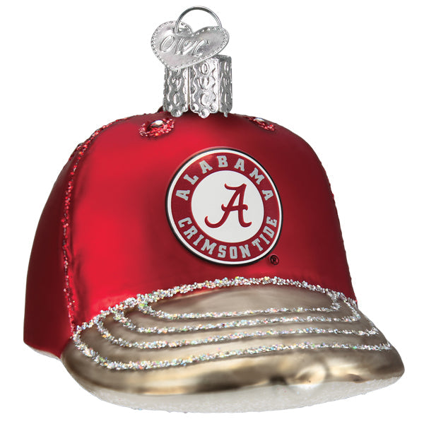 Alabama Baseball Cap Ornament  Old World Christmas  60119