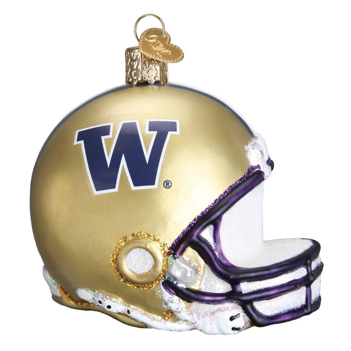 Wahington Football Helmet Old World Christmas Ornament 61417
