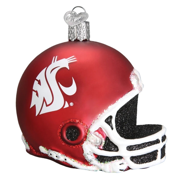 Wahington State Football Helmet Old World Christmas Ornament 62017