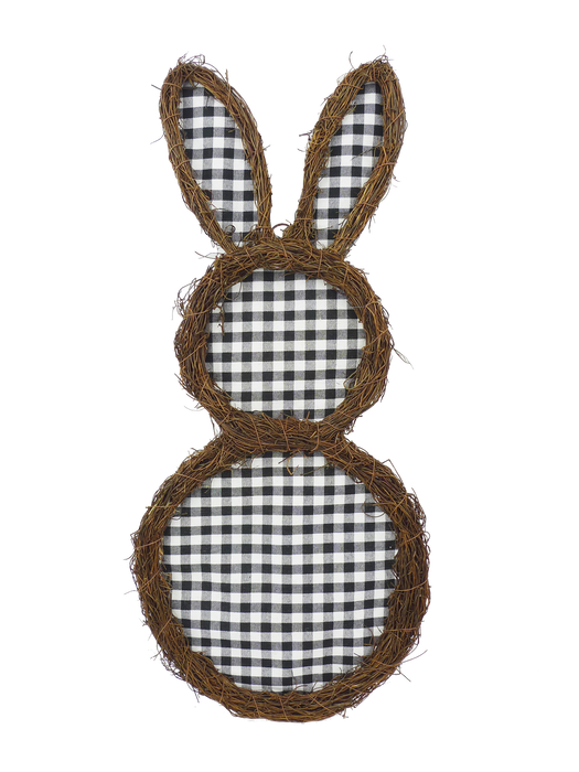 15" by 8" Natural Twig Rabbit  62488NAT