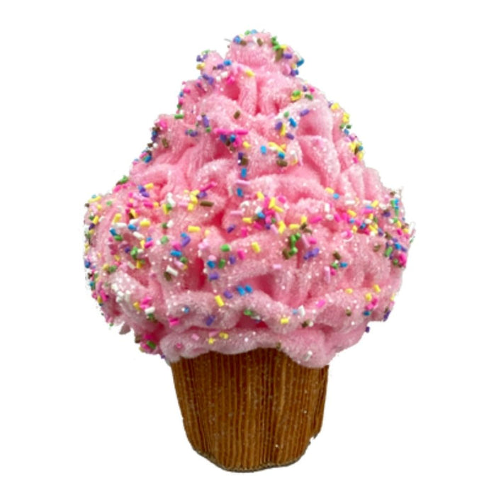 7" by 6" Pink Cupcake Ornament  63077PK