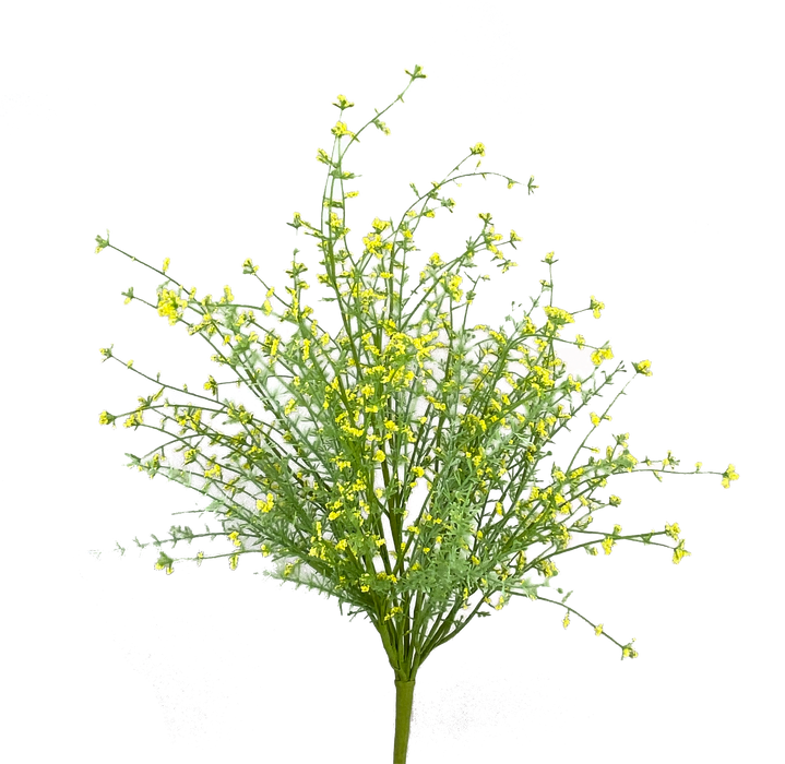 22" Yellow Filler Bush with 9 Stems 63097YW