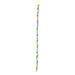 A stunning 4' Pastel Felt Ball Garland features a long string of colorful, round beads in soft pastel hues such as yellow, pink, blue, and green, evenly spaced along the strand against a plain white background.