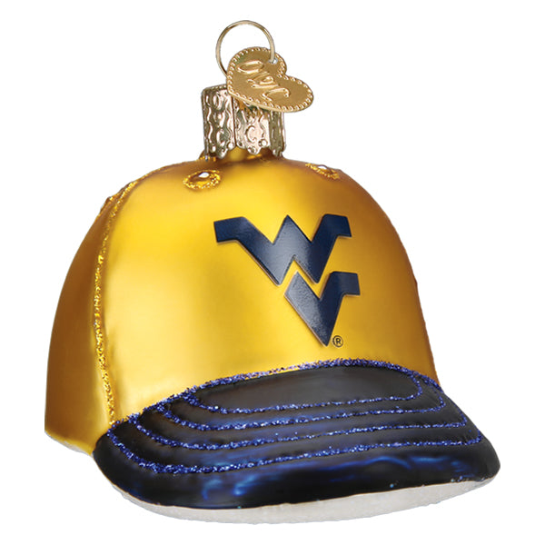 West Virginia Baseball Cap Ornament  Old World Christmas  63619