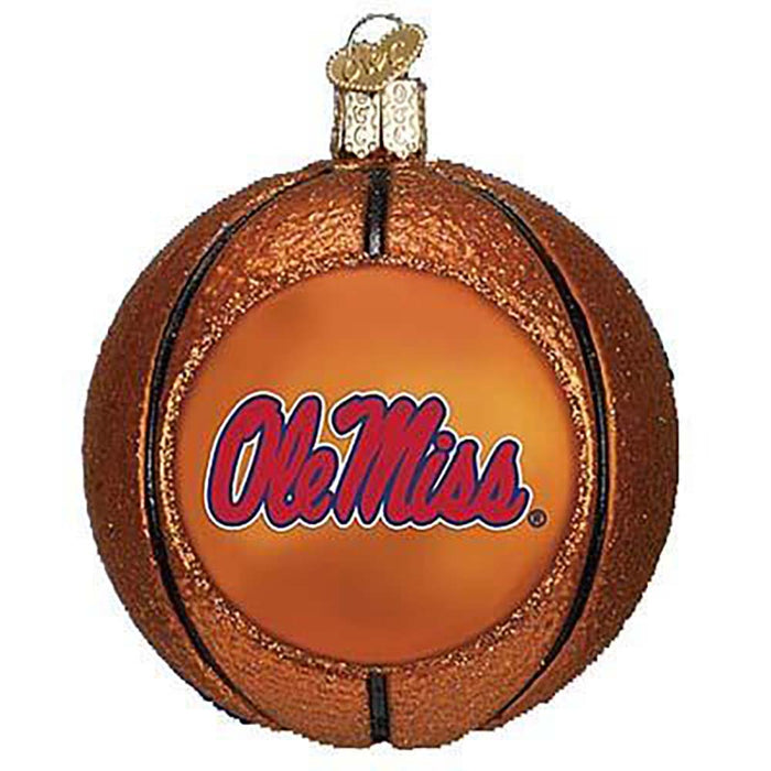 University of MS Basketball 64001 Old World Christmas Ornament
