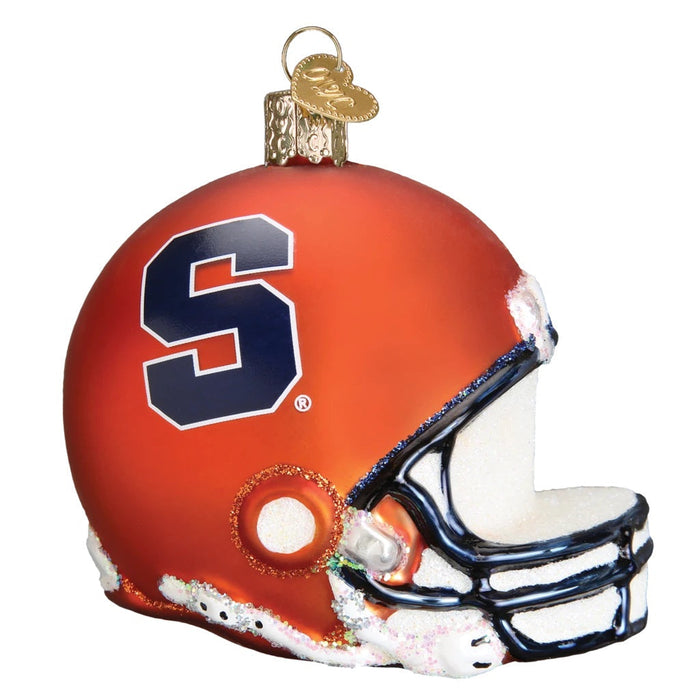 Syracuse Football Helmet Old World Christmas Ornament 65317