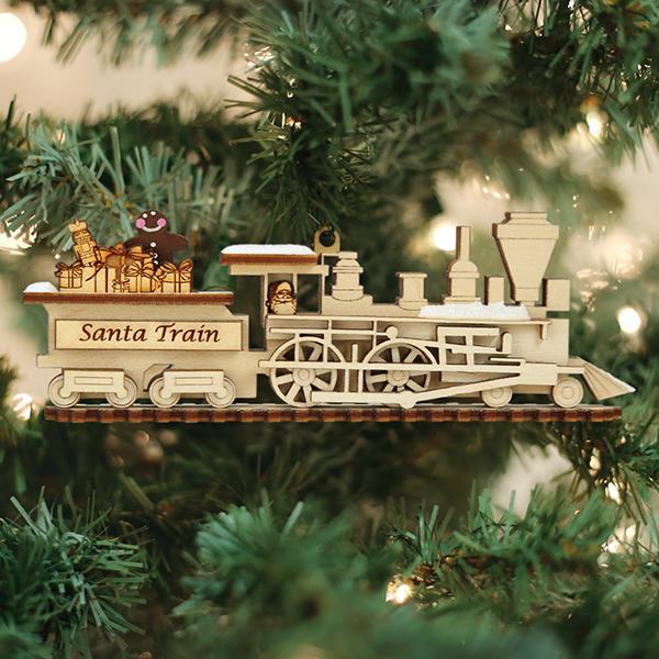 Santa Train Old World Christmas Ornament 80008