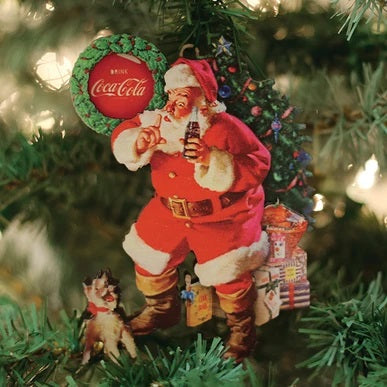 Coca-ColaTravel Shhhhhhhh CCO106 Old World Christmas Ornament 84205
