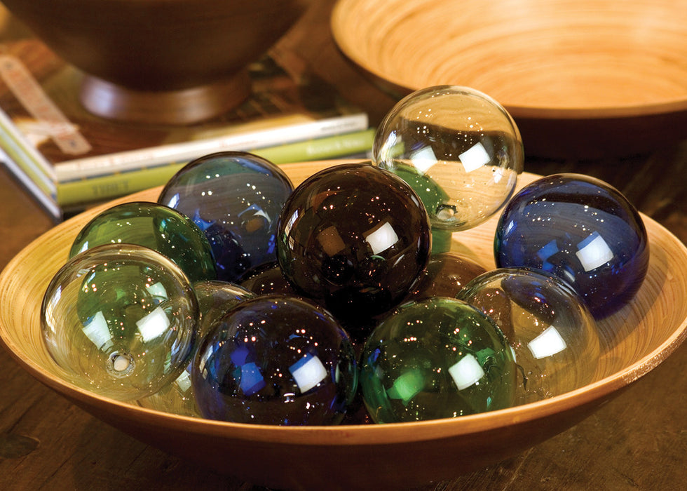Green Recycled Glass Ball CRL303