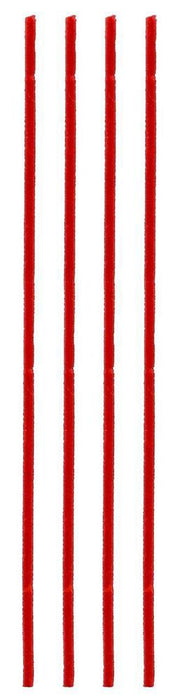 20"L X 6Mm Chenille Stems  50Ea Per Bag, Red  MA200224