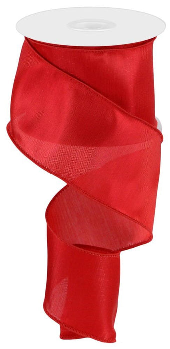 2.5"X10Yd Diamond Satin Red RGC163624