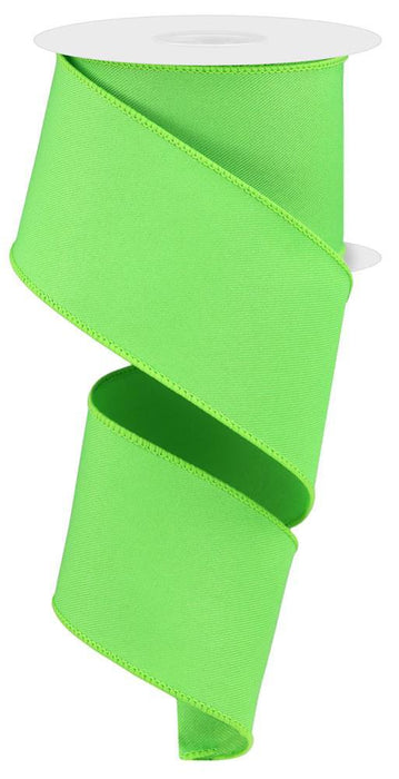2.5"X10Yd Diagonal Weave Fabric  Lime Green  RGE120359