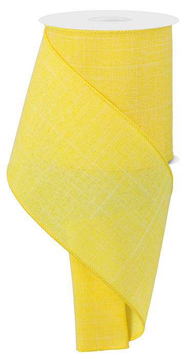 4"X10Yd Diagonal Weave Fabric Yellow RGE120429
