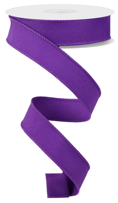 7/8"X10Yd Diagonal Weave Purple RGE720223