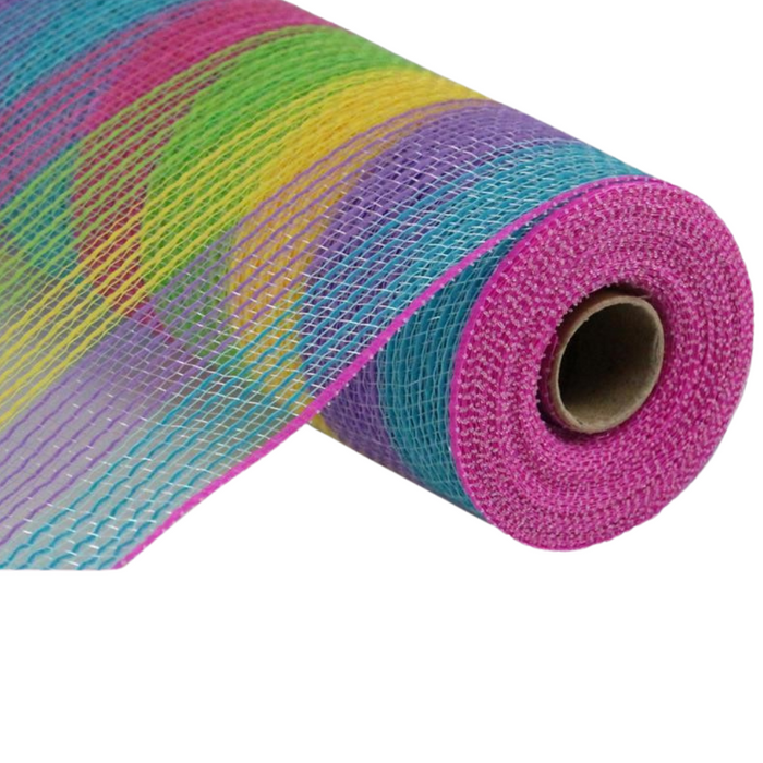 10.5" Faux Jute Small Stripe Mesh RY8321D8