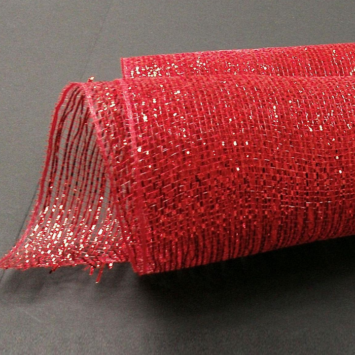 10" Red Metallic All Foil Mesh XB94210-12