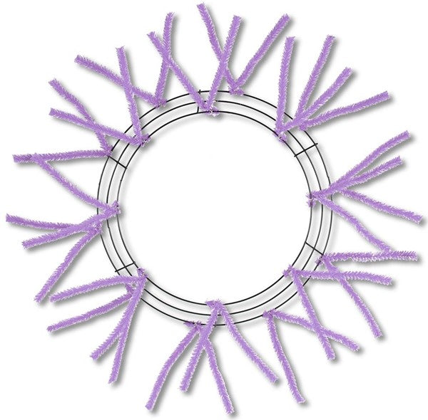 Pencil Wreath Lavender Non-Metallic 24" XX750413