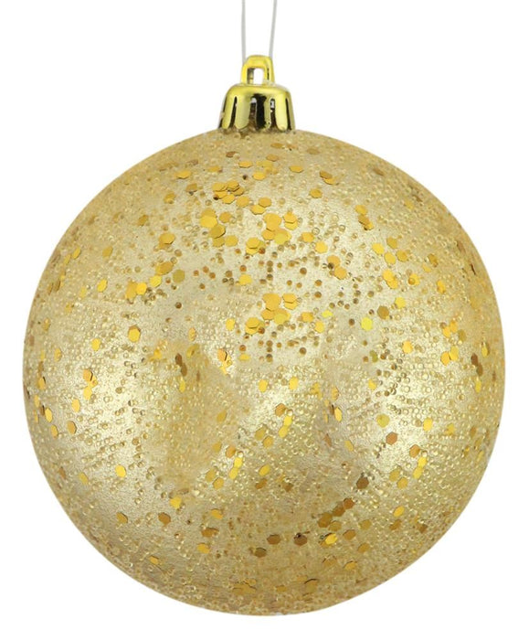 100Mm Mist Ball Ornament  Gold  XY805508