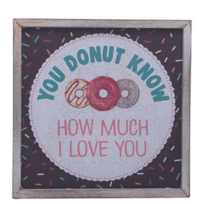 MDF Donut Love Block Assorted A3216