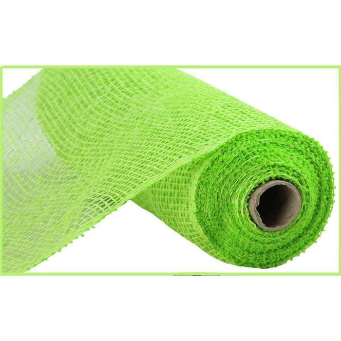 10" Poly Burlap Mesh Fresh Green RP8100M8