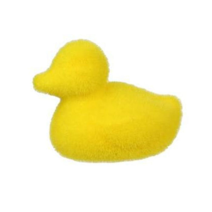 5"Lx3.75"H Flocked Baby Duck  6 Assorted Colors  HE724199