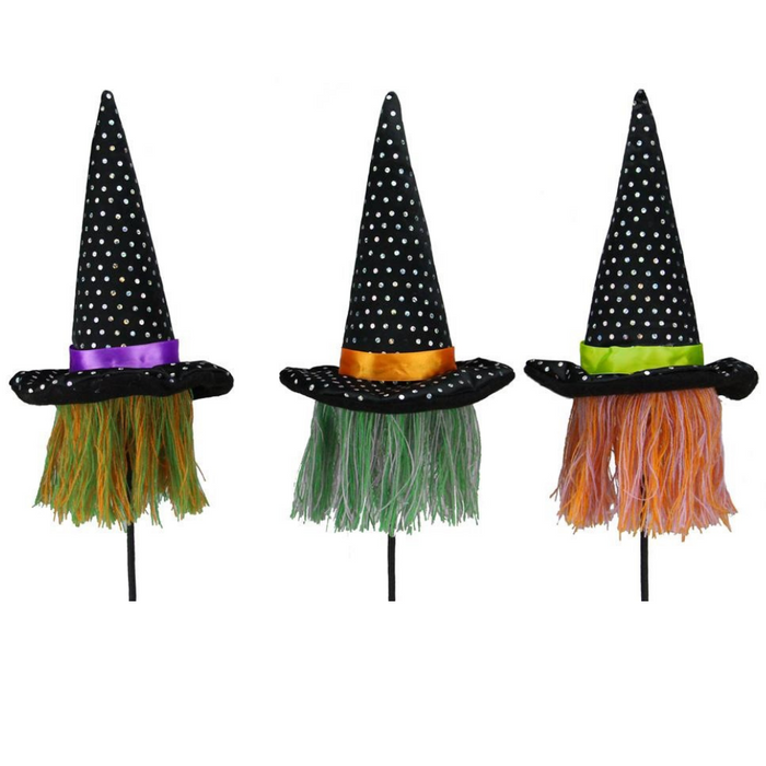 23" Witch Hat Pick with Hair HH1252