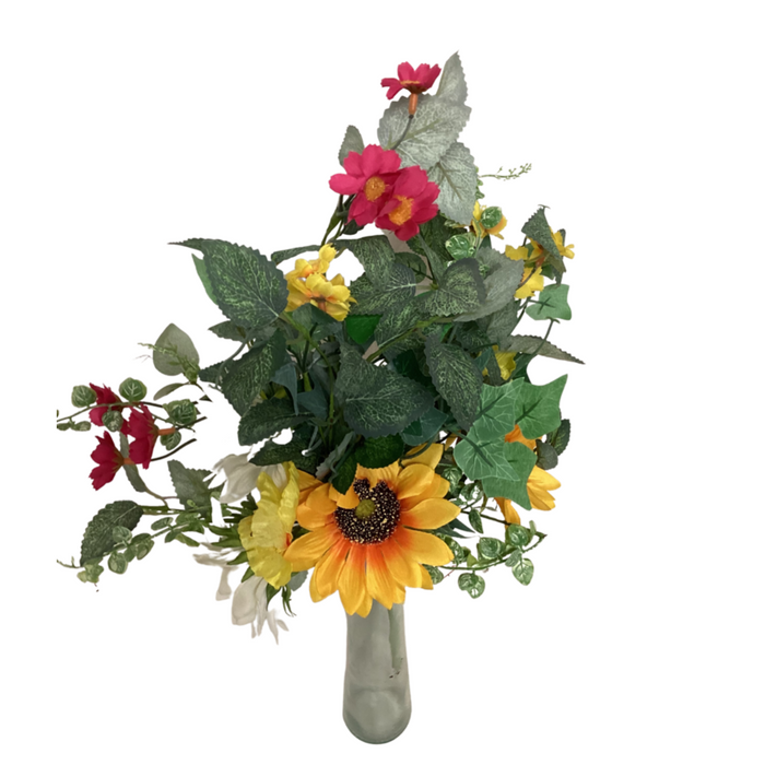 21" Mixed Sunflower Bush 62849