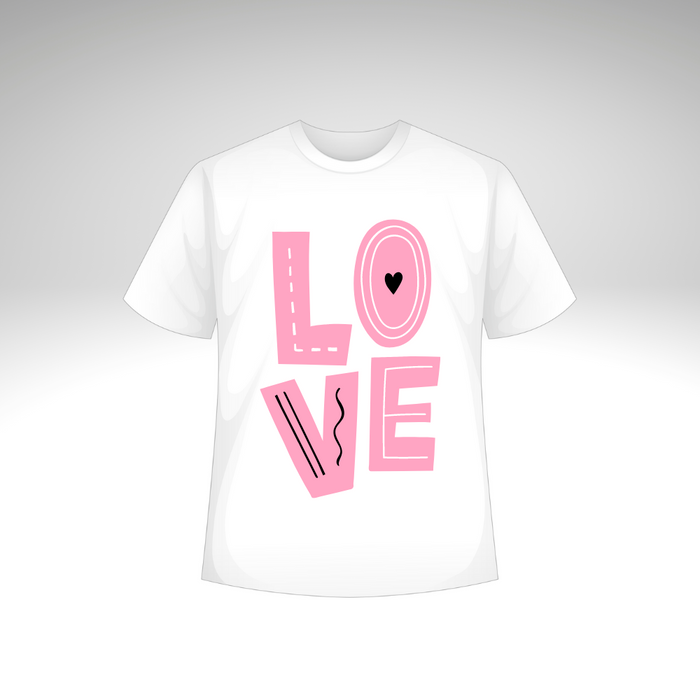 Pink Love T-Shirt or Sweatshirt