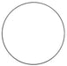 The 18Dia Wire Ring (5Mm) Black MD081002 is a sleek, thin 18-inch diameter ring made from 5mm wire, displayed against a plain white background.