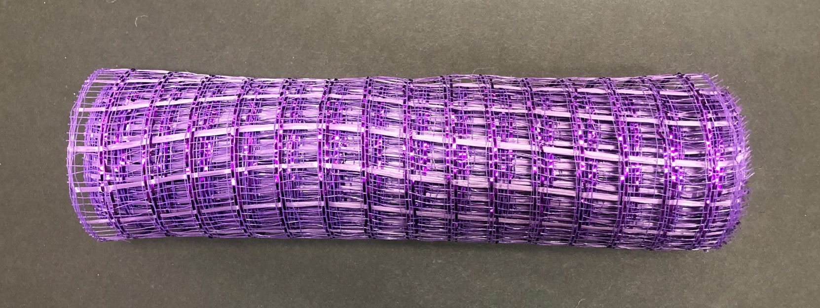 Purple Metallic Wide Weave Mesh, 10"X10Y  Mesh   XB104310-11