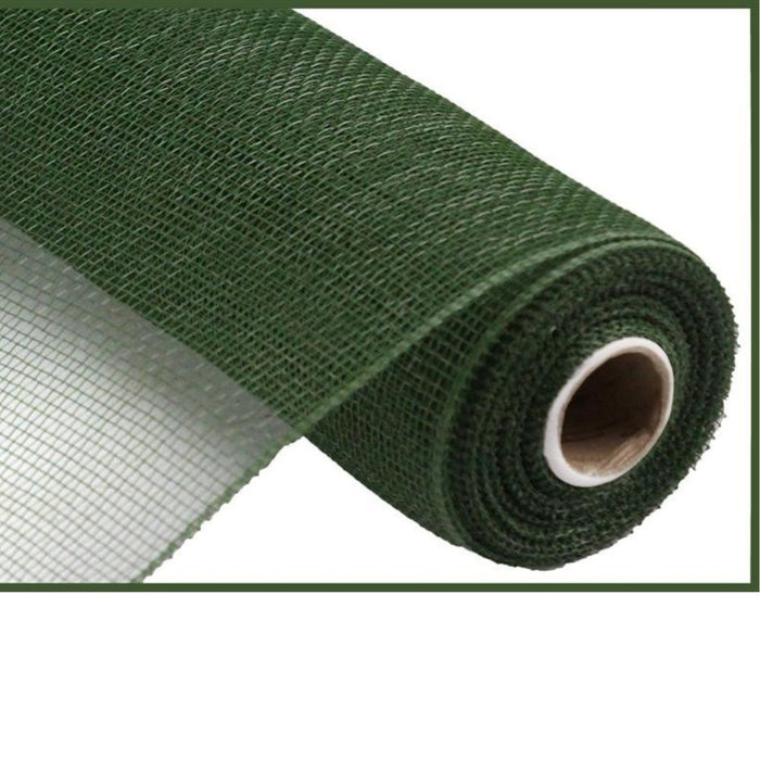 10" Moss Green Deco Poly Mesh RE130243