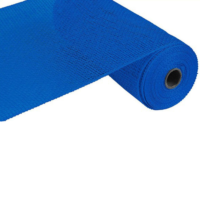 10" Royal Blue Poly Burlap Mesh RP810325