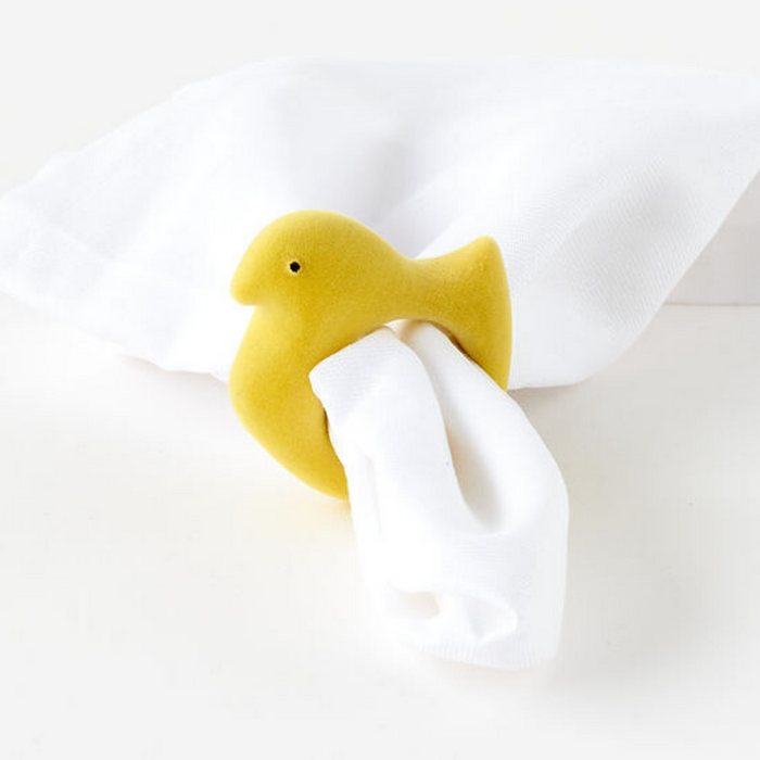 2.5" Flocked Peeps Napkin Ring RS0147