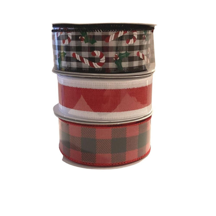 1.5"X10Yd Buffalo Check Assorted  RW7972