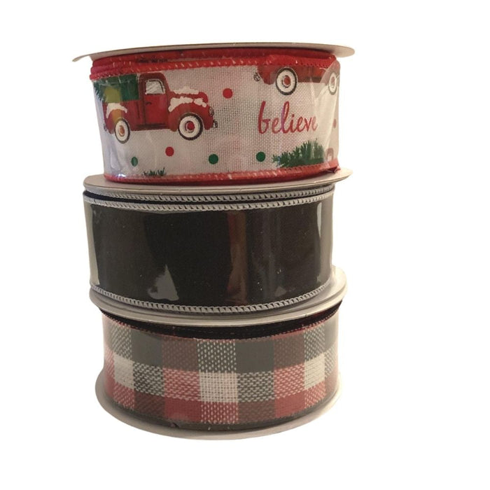 1.5"X10Yd Buffalo Check Assorted  RW7972