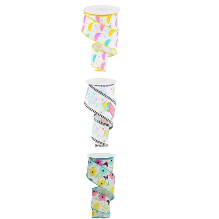 2.5"X10Yd Spring Showers Assortment  RW8081