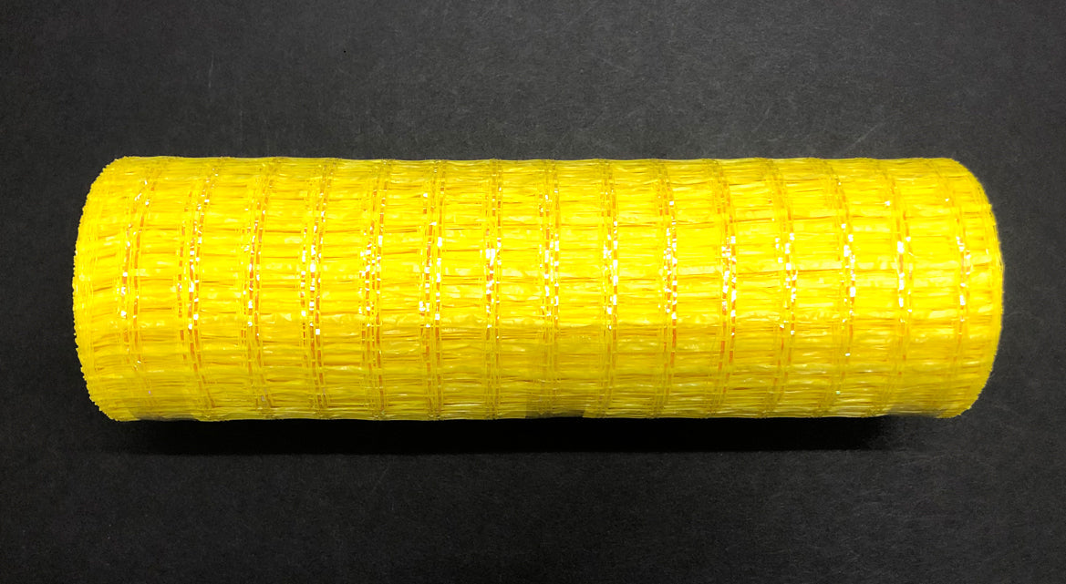 10"X10Y  Daffodil Metallic Wide Weave Mesh  XB104310-22