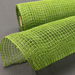 Two rolls of 10 Moss Green Fabric Mesh XB97910-08 lie on a dark surface. The moss-like polypropylene material has a grid pattern and a slight sheen. One roll is partially unrolled, showing its curved, flowing edge.