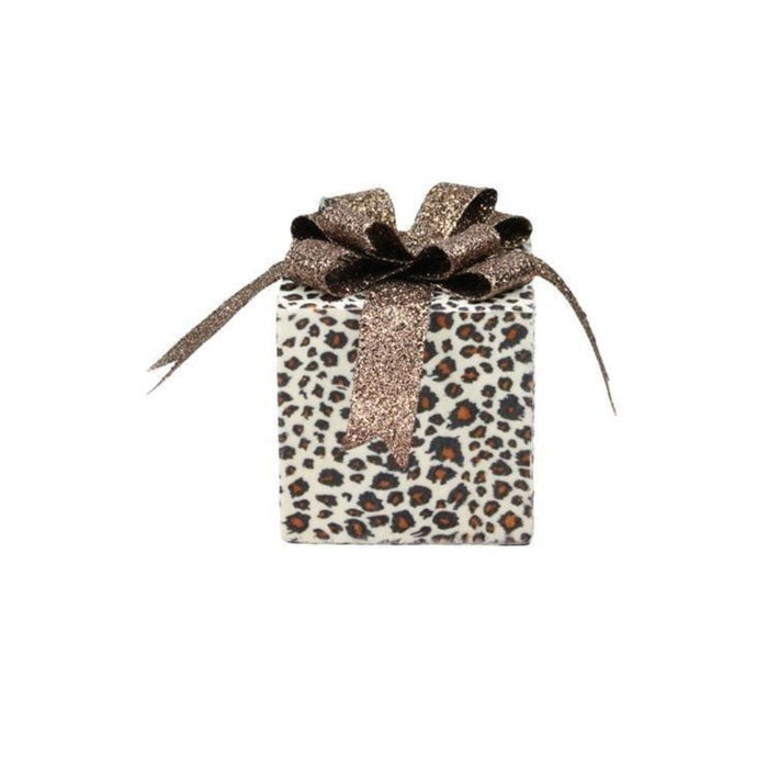 2 Asst 4.75"H Leopard Square Package  White/Black/Brown/Tan  XC8335M6