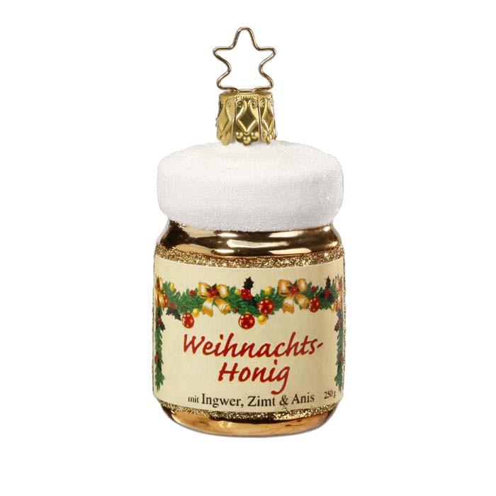 Jar of Honey Christmas Ornament Inge-Glas 1-026-13