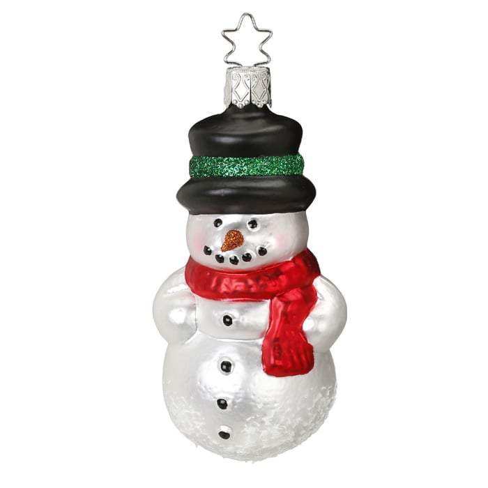Family Man Snowman Ornament Inge-Glas 1-029-16
